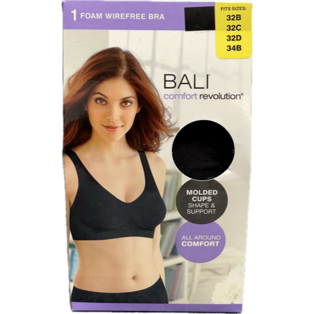 Bali Comfort Revolution ComfortFlex Fit Shaping Wirefree Bra Cups X Small NEW